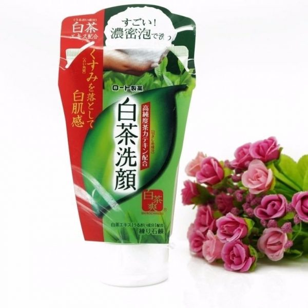 Rohto Shirochasou Green Tea Foam2