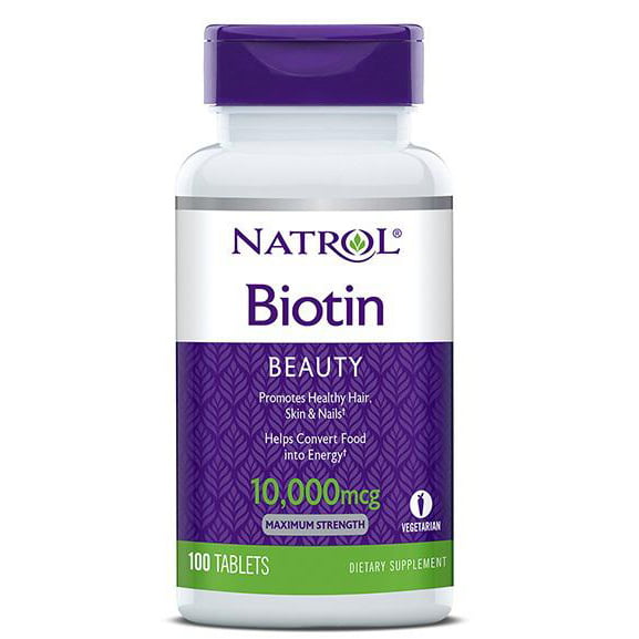 Natrol Biotin 10000 mcg ikute