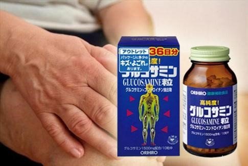 Glucosamin Orihiro 1500mg tốt cho người bị loãng xương thoái hóa xương viêm khớp