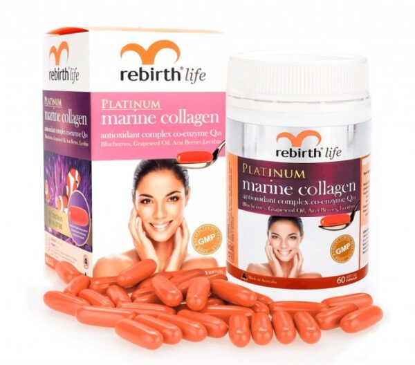 Platinum Marine Collagen Rebirth Life – Viên Uống Collagen xuất xứ từ Úc