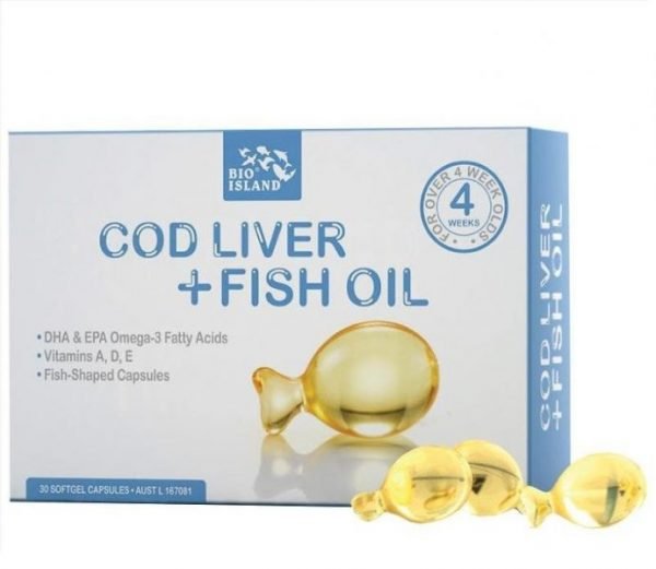 dau gan ca tuyet bio island cod liver fish oil