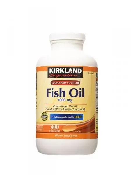 Sản phẩm dầu cá Omega 3 Fish Oil 1000mg Kirkland mẫu mới nhất