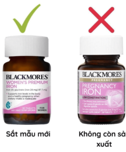 blackmores womens premium iron