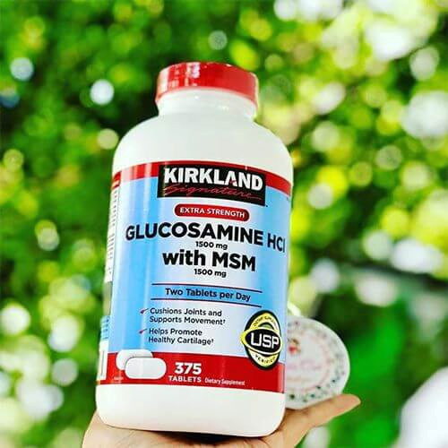 Glucosamine HCL Kirkland dùng cho người lão hóa xương khớp