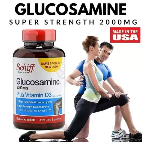 Schiff Glucosamine 2000mg Plus Vitamin D3giúp hỗ trợ điều trị phòng ngừa viêm khớp hiệu quả