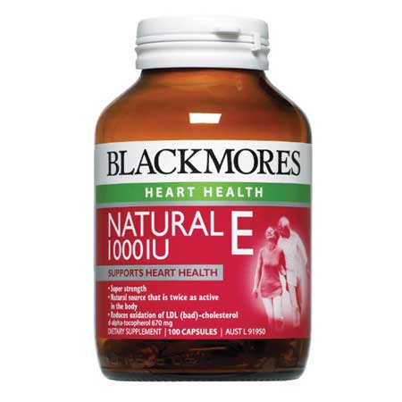 Blackmores Natural Vitamin E 1000IU 100 Viên