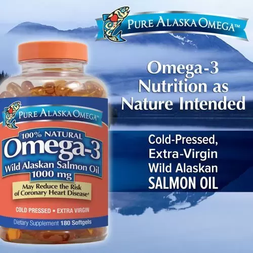 Dầu Cá Pure Alaska Omega 3 Wild Salmon Oil