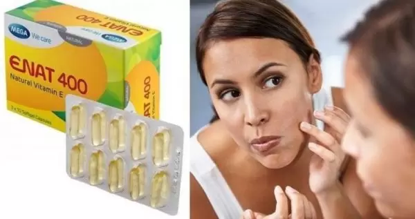 Enat 400 giúp bạn bổ sung vitamin E trực tiếp tại vùng da cần chăm sóc
