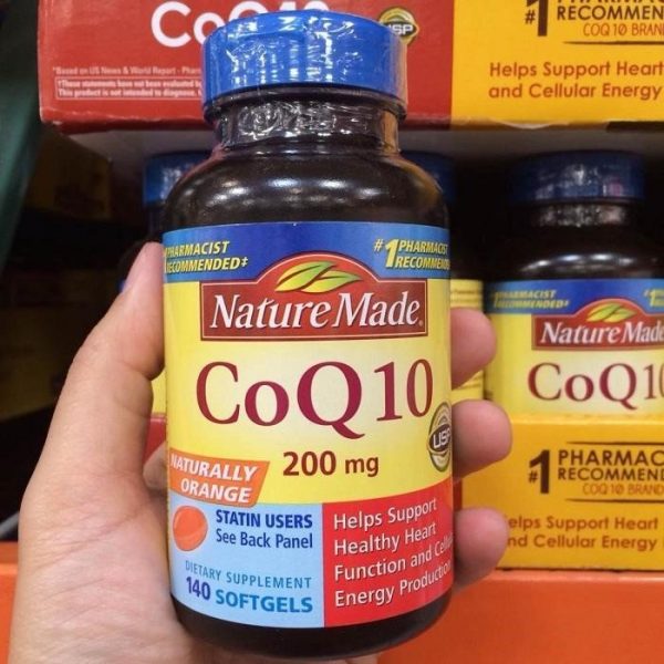 Hình ảnh thực tế về thuốc bổ tim mạch CoQ10 Nature's made