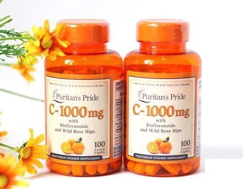Mỗi ngay bạn chỉ cần dùng 1 viên uống Vitamin C 1000mg Puritans Pride