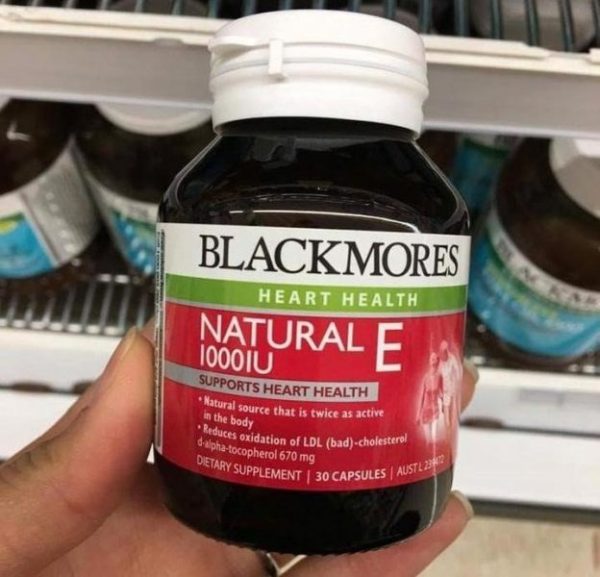 Nên kết hợp sử dụng blackmores Natural Vitamin E với chế độ ăn uống tập luyện hợp lý