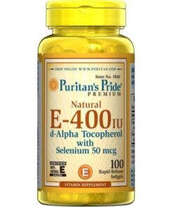 Sản phẩm Vitamin E 400 IU Puritans Pride của Mỹ 1