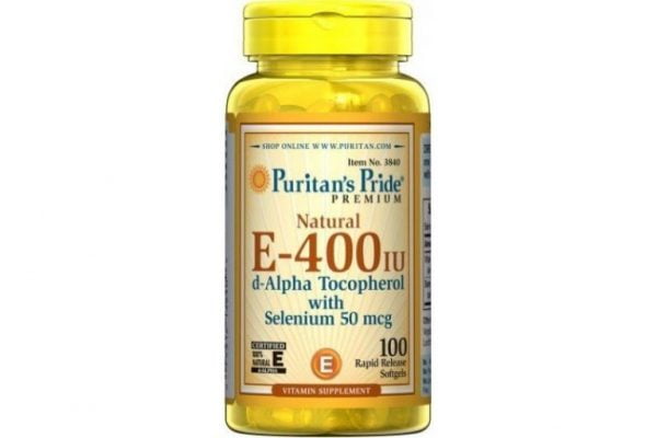 Sản phẩm Vitamin E 400 IU Puritans Pride của Mỹ