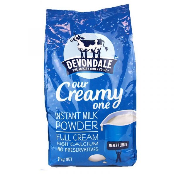 Sữa tươi dạng bột nguyên kem Devondale 1