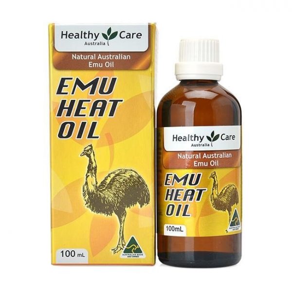 Tinh dầu Đà Điểu Emu Heat Oil 100ml được hãng Healthy Care nghiên cứu và sản