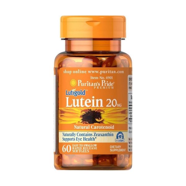 vien uong puritan pride lutigold lutein 20 mg
