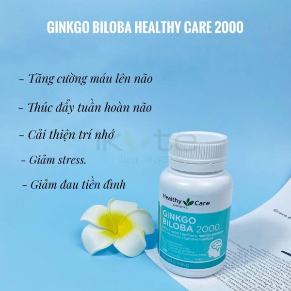 Healthy Care Ginkgo Biloba 2000 ikute.vn