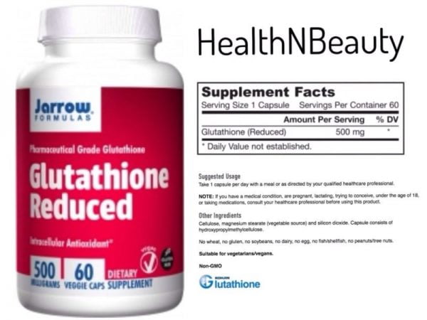 reduced glutathione 500 mg
