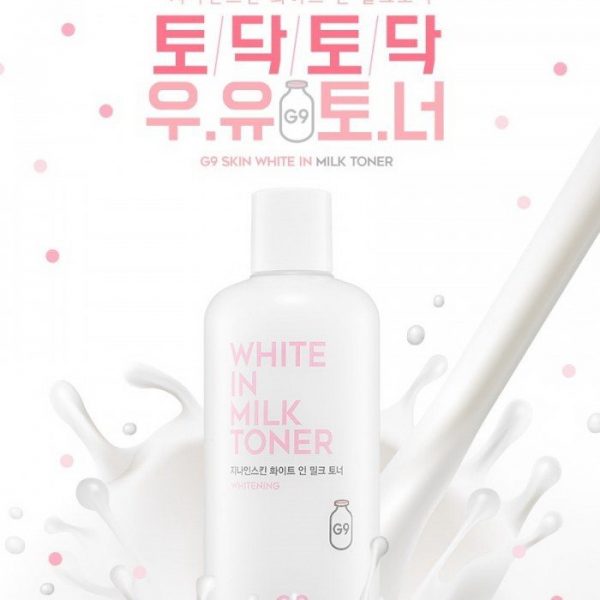 Nước hoa hồng G9Skin White In Milk Toner sở hữu nhiều ưu điểm vượt trội