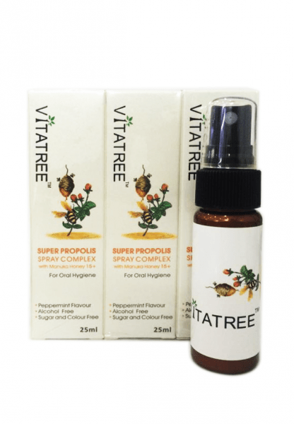 Sản phẩm Vitatree Super Propolis Spray complex with Manuka Honey 15 25ml