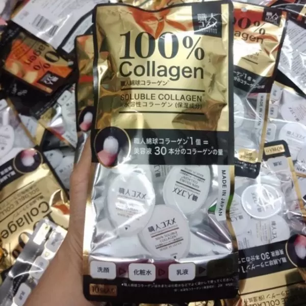 1 Viên kén tằm Collagen 10 viên của Nhật