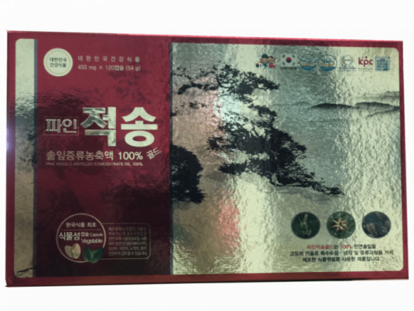 Viên tinh dầu thông đỏ Hàn Quốc Pine Jeok Song Gold 120 viên 4