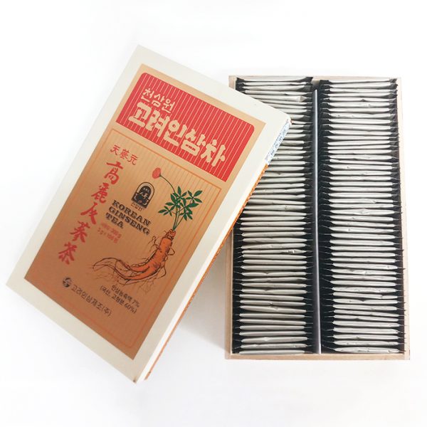 Trà sâm Hàn Quốc – Korean Ginseng Tea hộp gỗ 300g 2