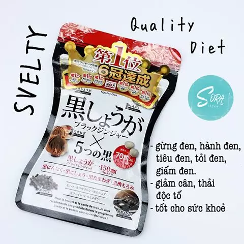 Thuốc giảm cân Svelty Quality Diet Nhật Bản 5