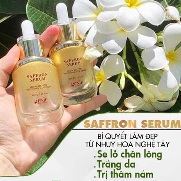 Serum Nhụy Hoa Nghệ Tây Genie Saffron 30ml 1
