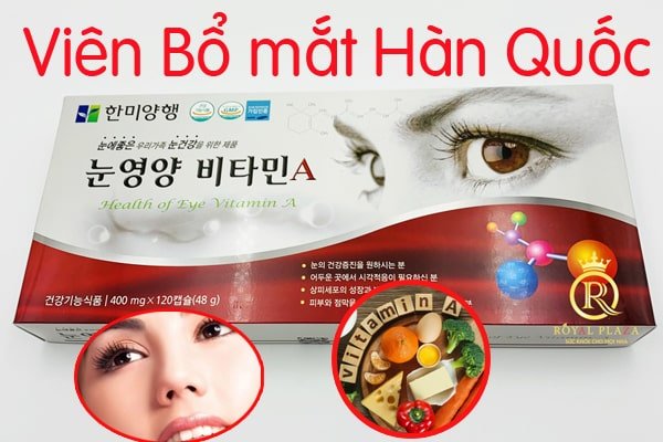 Thuốc bổ mắt Vitamin A bổ mắt Hàn Quốc 120 viên 1