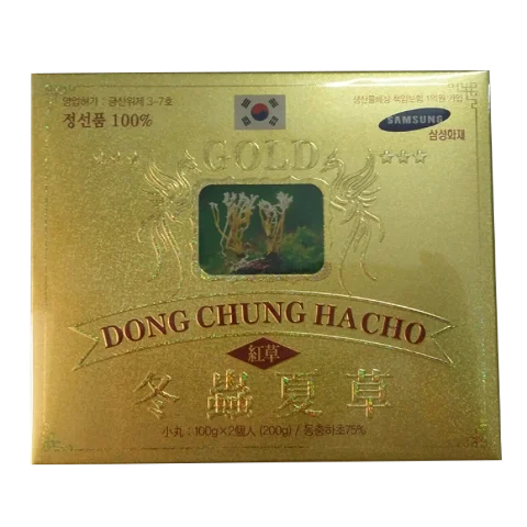 Viên Đông Trùng Hạ Thảo Samsung Red Gold Dong Choong Hacho 100g x 2 Lọ Đỏ 1