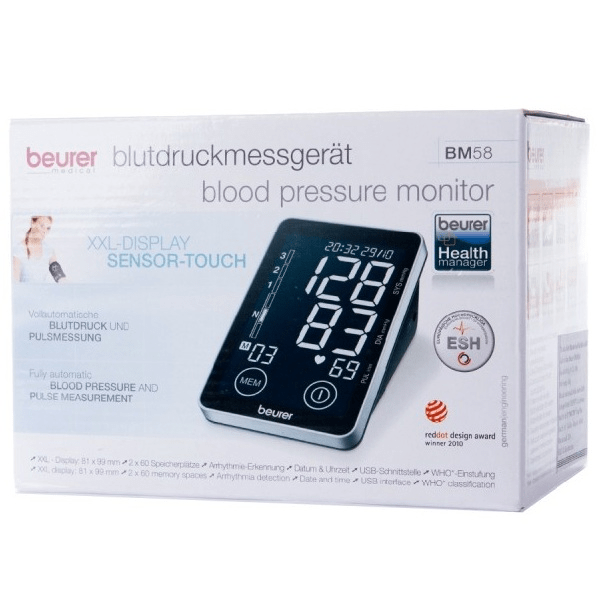 Máy đo huyết áp Beurer BM58 an toàn cho sức khỏe