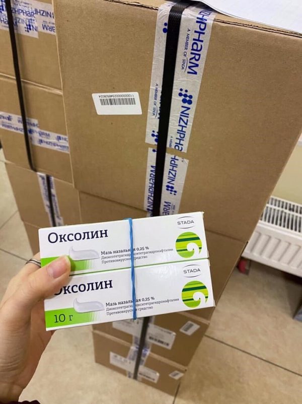 Kem diệt virus Ôxolin của Nga