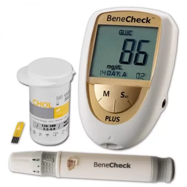 Máy đo đường huyết 3 trong 1 Benecheck Plus thông minh tiện ích