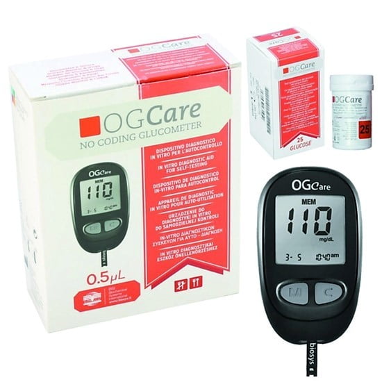 Máy đo đường huyết OGCare đến từ Italia