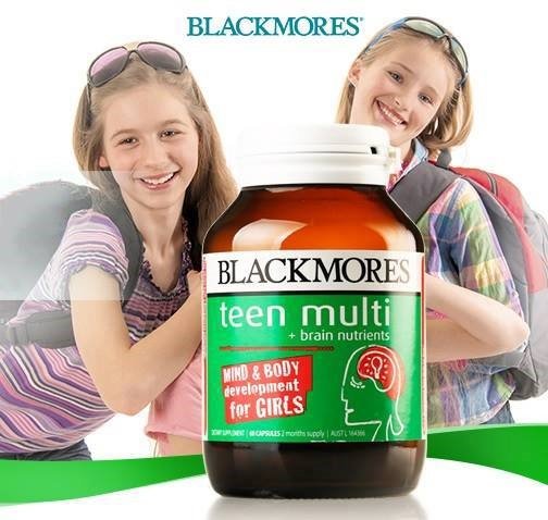 Viên bổ não tăng trí nhớ phát triển trí tuệ Blackmores Teen Multi For Girls