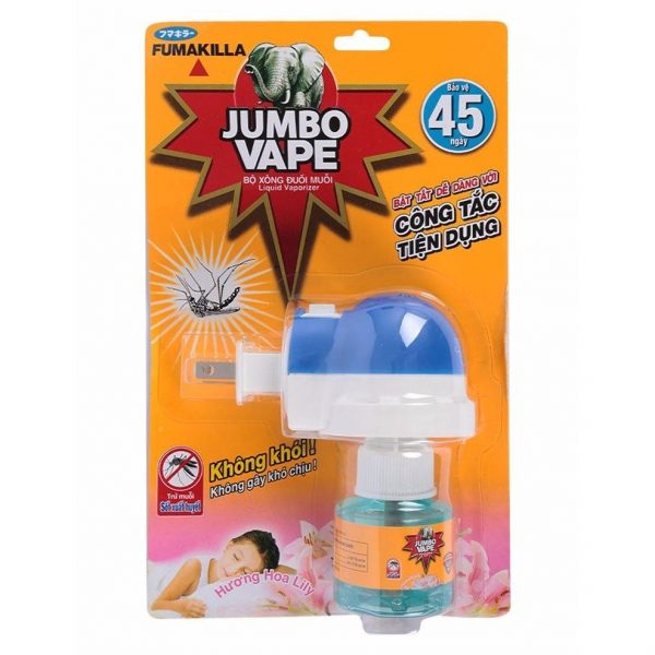 Máy đuổi muỗi Jumpo là dòng sản phẩm phù hợp đảm bảo an toàn cho bé