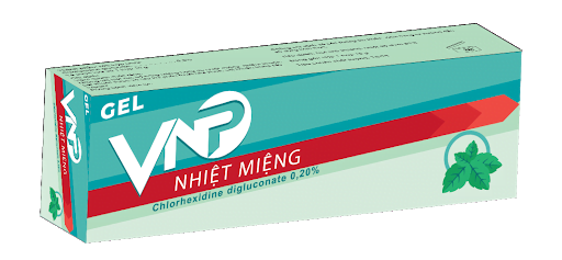 Gel bôi nhiệt miệng VNP có tác dụng khử trùng vết thương