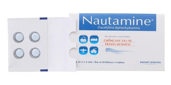 Nautamine nằm trong top 10 thuốc chống say