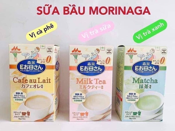 Sữa bầu Morinaga có 3 vị cho bạn lựa chọn