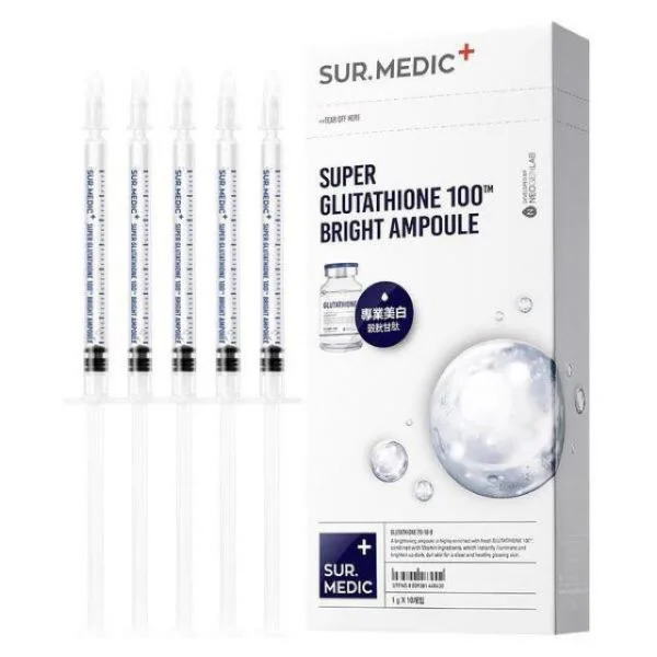 Tinh chất Sur Medic Super Glutathione 100 Bright Ampoule