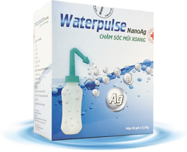 Bình rửa mũi nano bạc Waterpulse có thể loại bỏ các tác nhân gây hại trong mũi