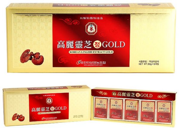Cao linh chi đỏ Pocheon Korean Lingzhi Extract Gold