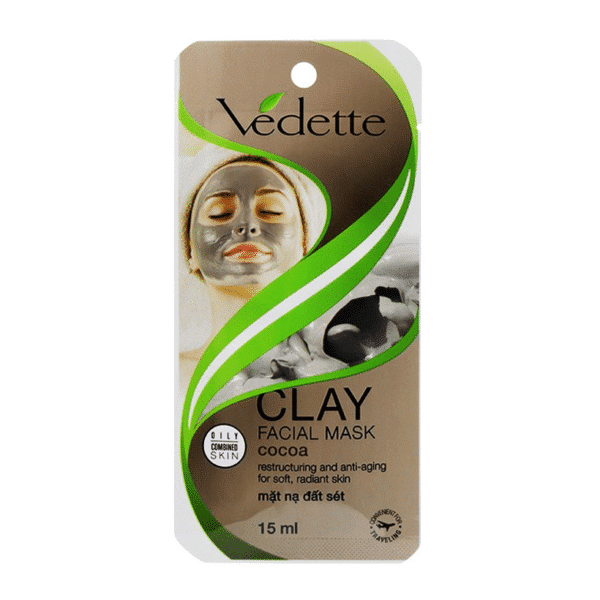 Mat na Vedette Clay Facial Mask Cocoa co thanh phan chinh la bun non