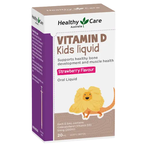 Healthy Care Vitamin D Kids Liquid