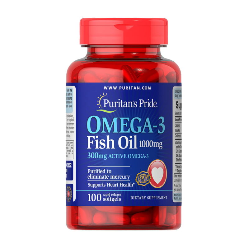 Puritans Pride Omega 3 Fish Oil ikute