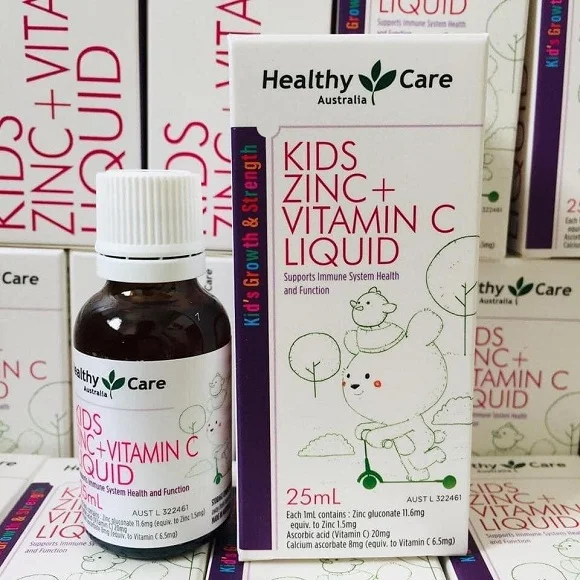 Healthy Care Kids Zinc vitamin C liquid 2 ikute.vn