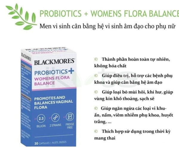 blackmores probiotics womens flora balance 1 ikute.vn