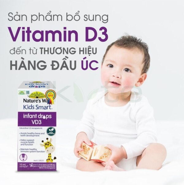 Natures Way Kids Smart Infant Drops VD3 3 ikute.vn