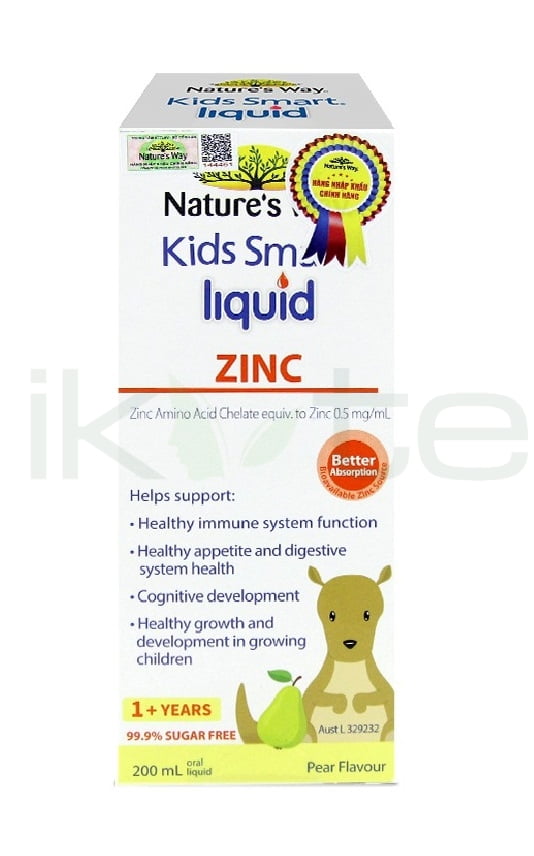 Natures Way Kids Smart Liquid Zinc ikute.vn